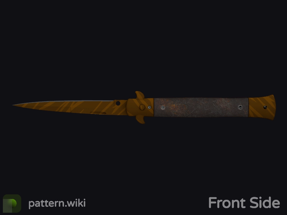 Stiletto Knife Tiger Tooth seed 374