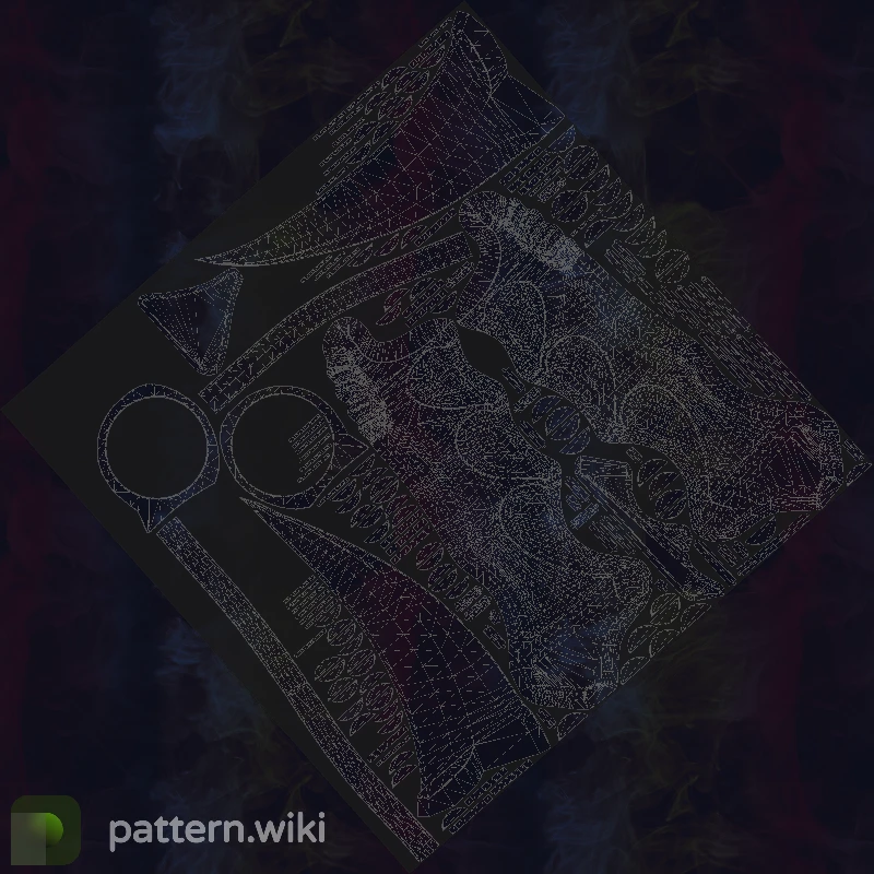 Karambit Doppler seed 134 pattern template