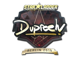Sticker dupreeh (Gold) | Berlin 2019 preview