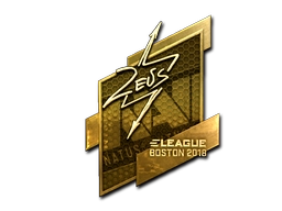 Sticker Zeus (Gold) | Boston 2018 preview