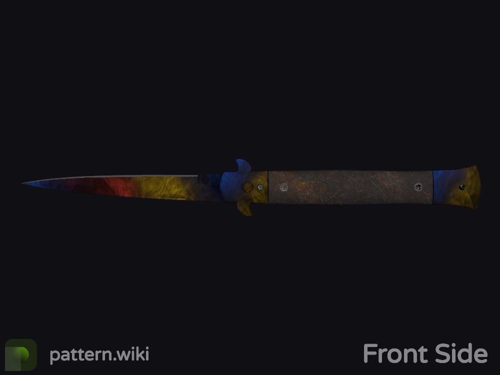 Stiletto Knife Marble Fade seed 76