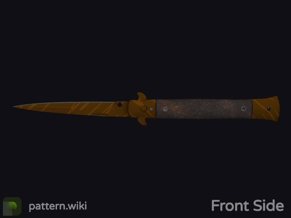 Stiletto Knife Tiger Tooth seed 210