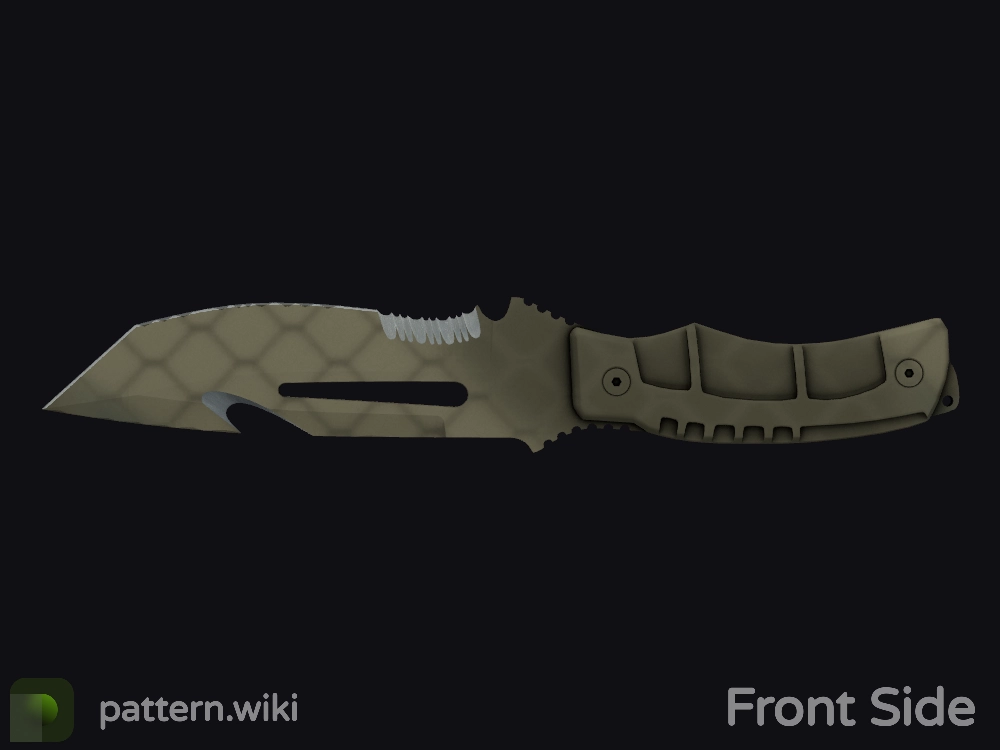 Survival Knife Safari Mesh seed 178