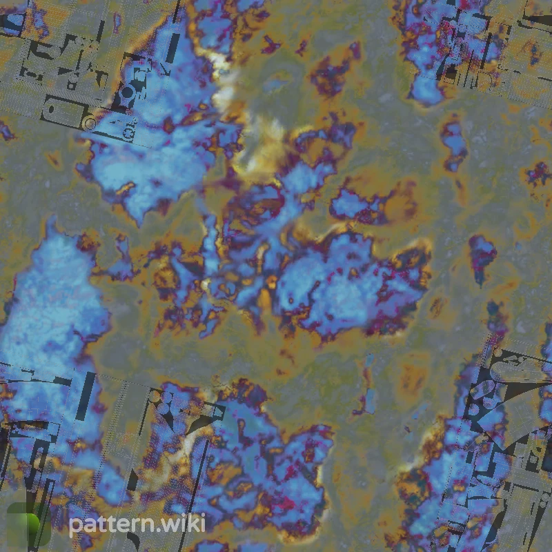 AK-47 Case Hardened seed 801 pattern template