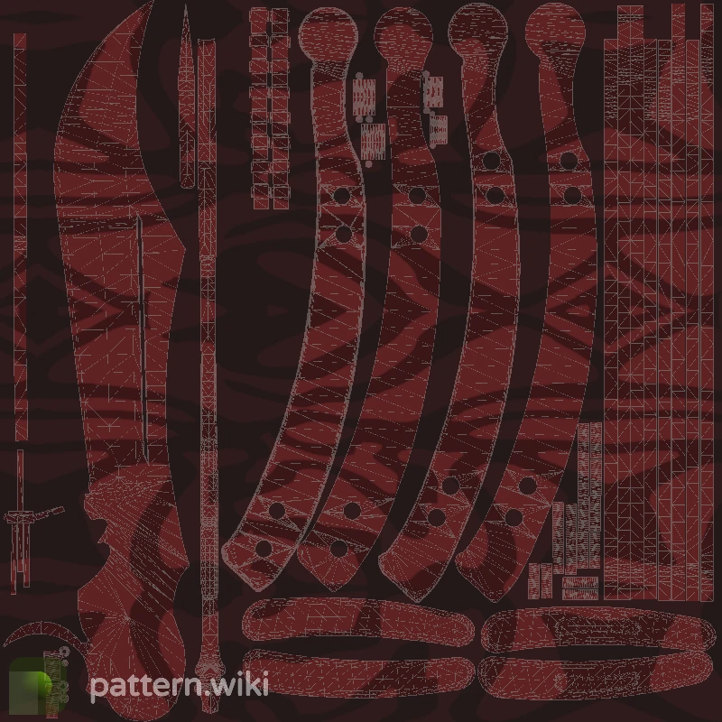 Butterfly Knife Slaughter seed 511 pattern template