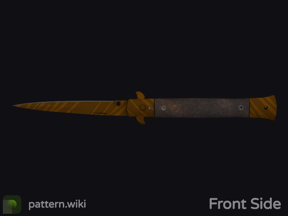 Stiletto Knife Tiger Tooth seed 906