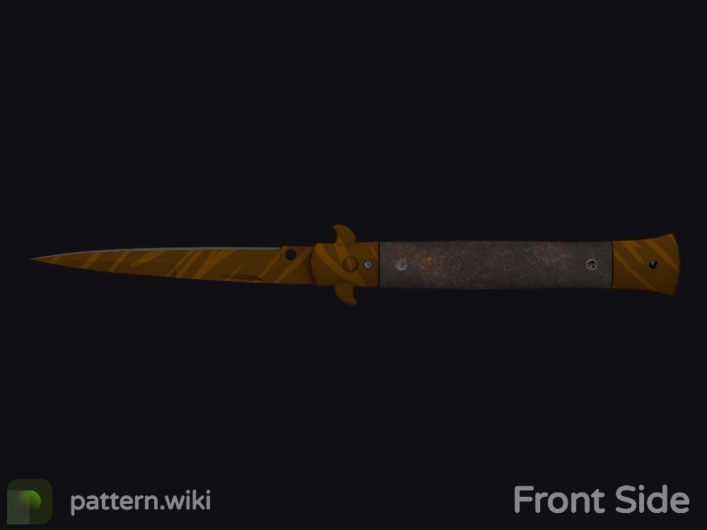 Stiletto Knife Tiger Tooth seed 535