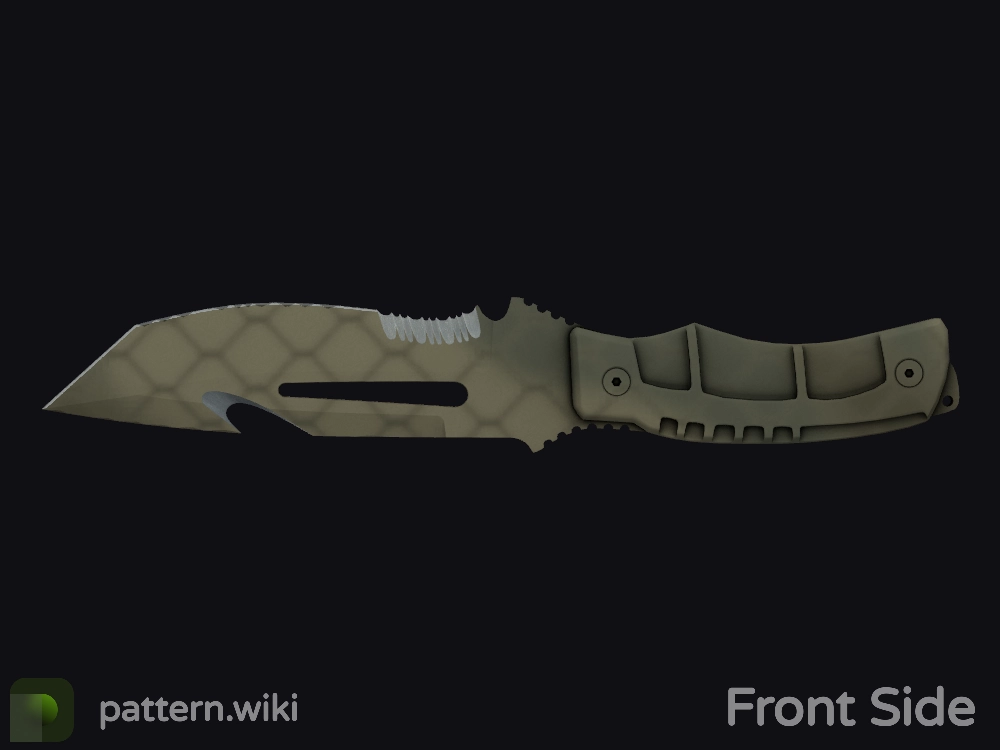 Survival Knife Safari Mesh seed 726