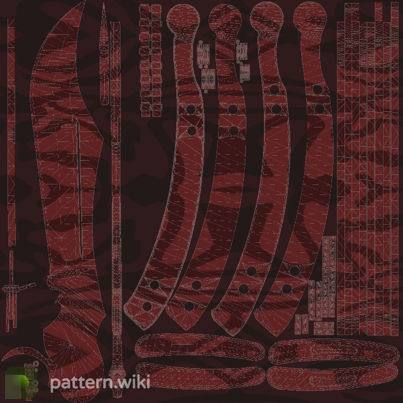 Butterfly Knife Slaughter seed 566 pattern template