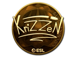 Sticker KrizzeN (Gold) | Katowice 2019 preview