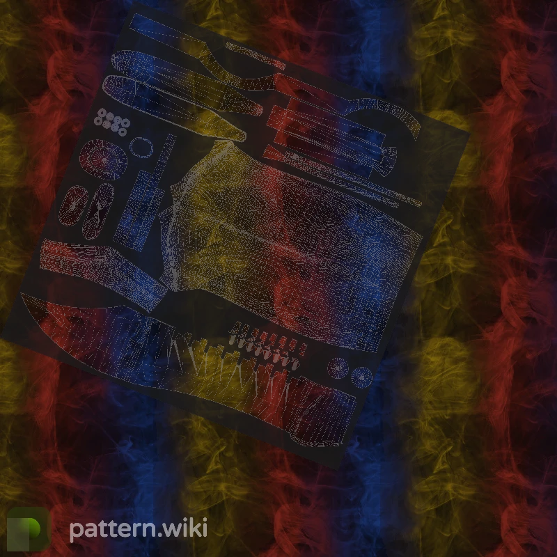 Bowie Knife Marble Fade seed 337 pattern template