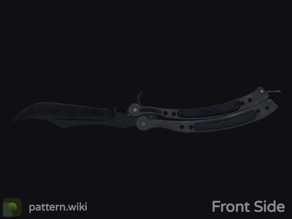 Butterfly Knife Blue Steel seed 751