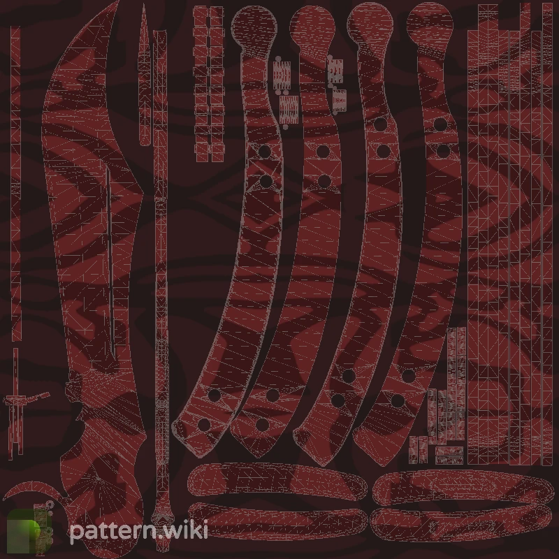 Butterfly Knife Slaughter seed 751 pattern template