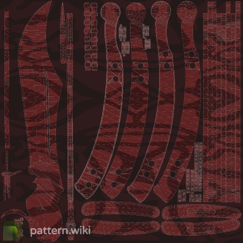 Butterfly Knife Slaughter seed 814 pattern template