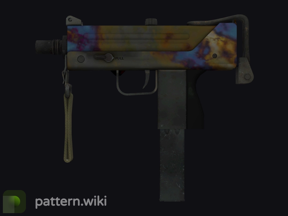 MAC-10 Case Hardened seed 876