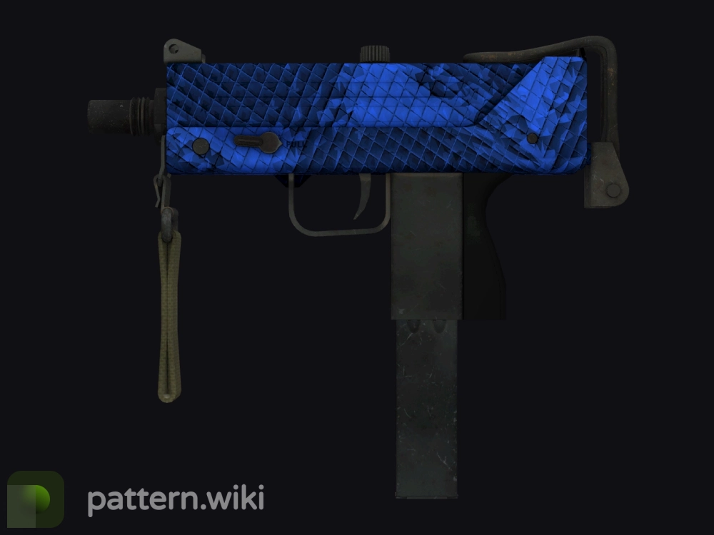 MAC-10 Lapis Gator seed 318