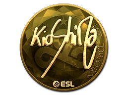 Sticker kioShiMa (Gold) | Katowice 2019 preview