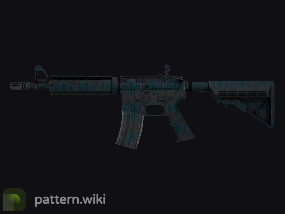 M4A4 Dark Blossom seed 622