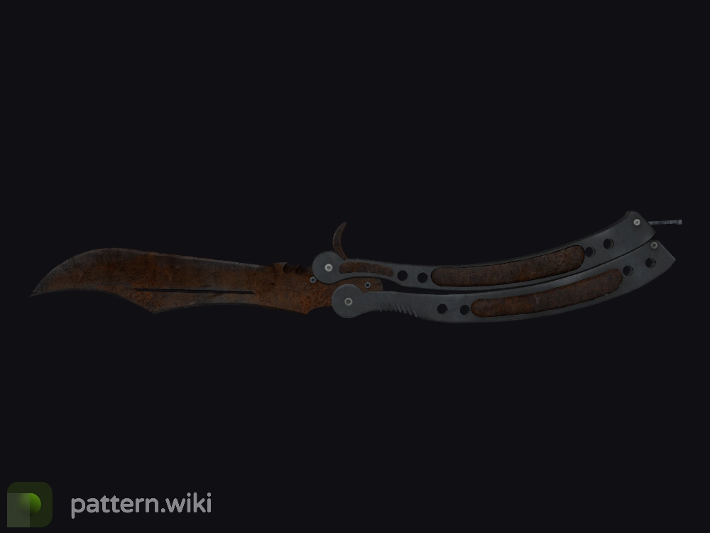 Butterfly Knife Rust Coat seed 161