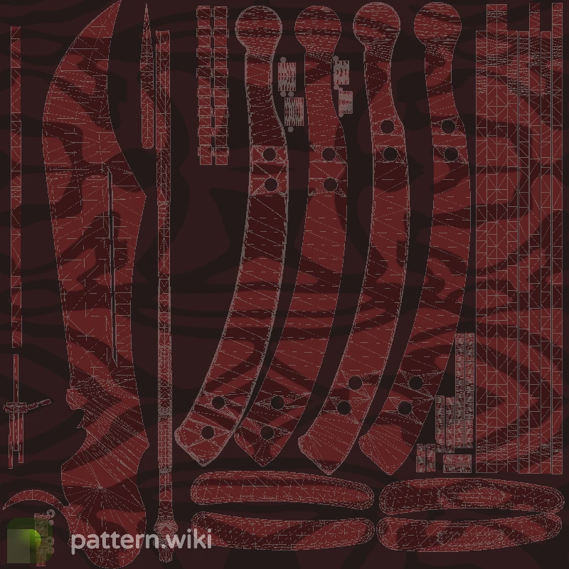 Butterfly Knife Slaughter seed 246 pattern template