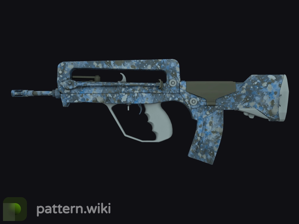 FAMAS Cyanospatter seed 127