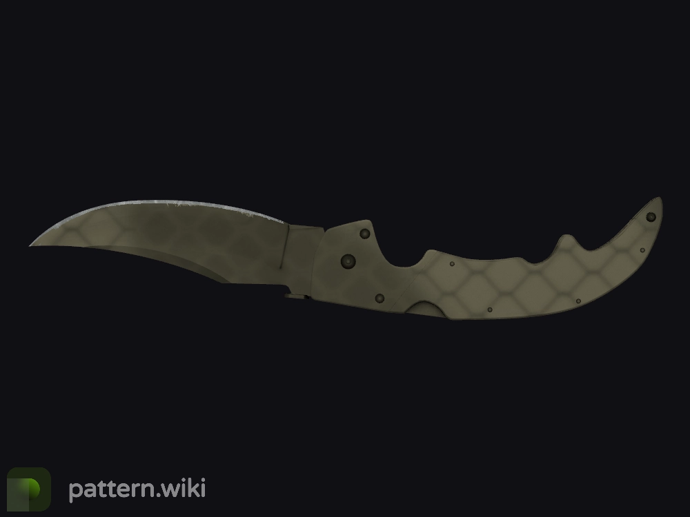 Falchion Knife Safari Mesh seed 197