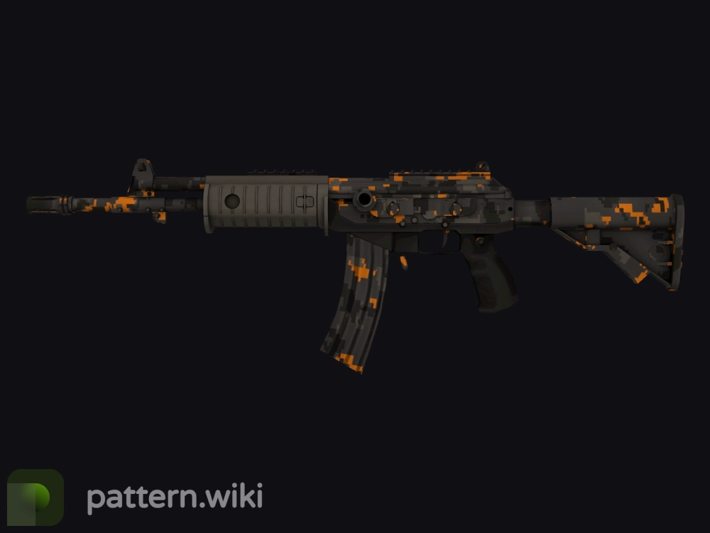 Galil AR Orange DDPAT seed 674