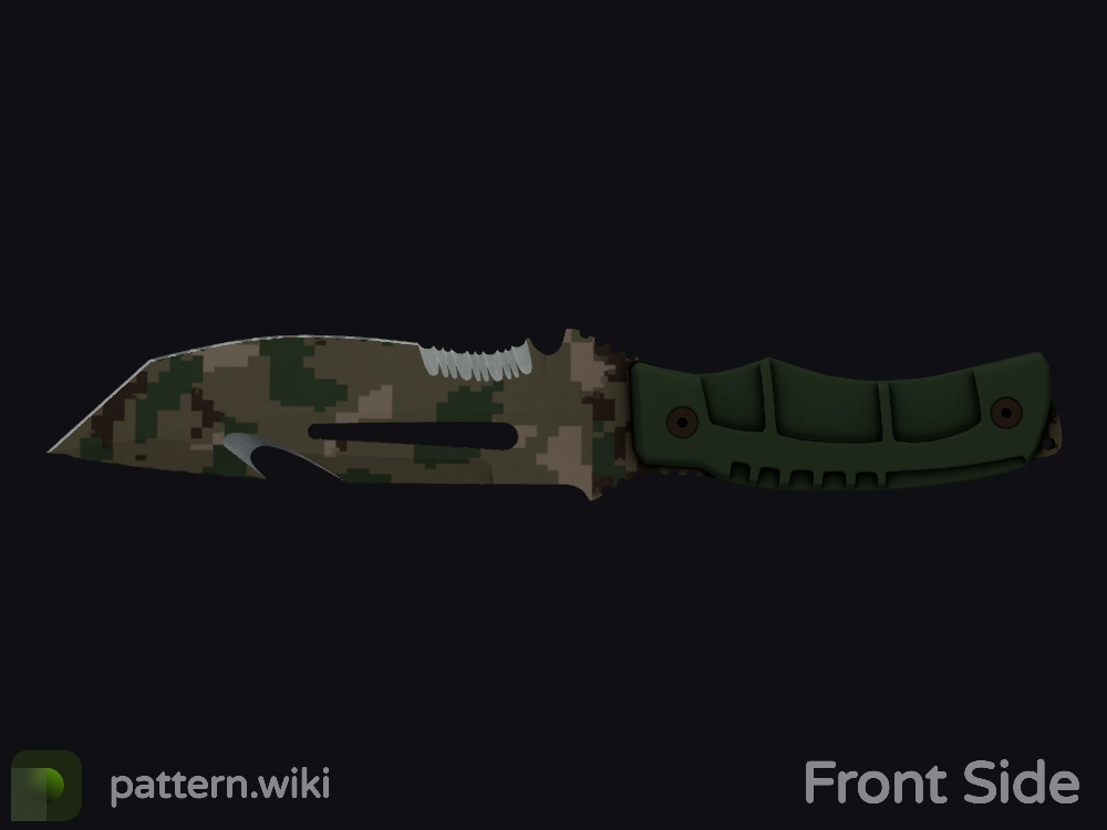 Survival Knife Forest DDPAT seed 173