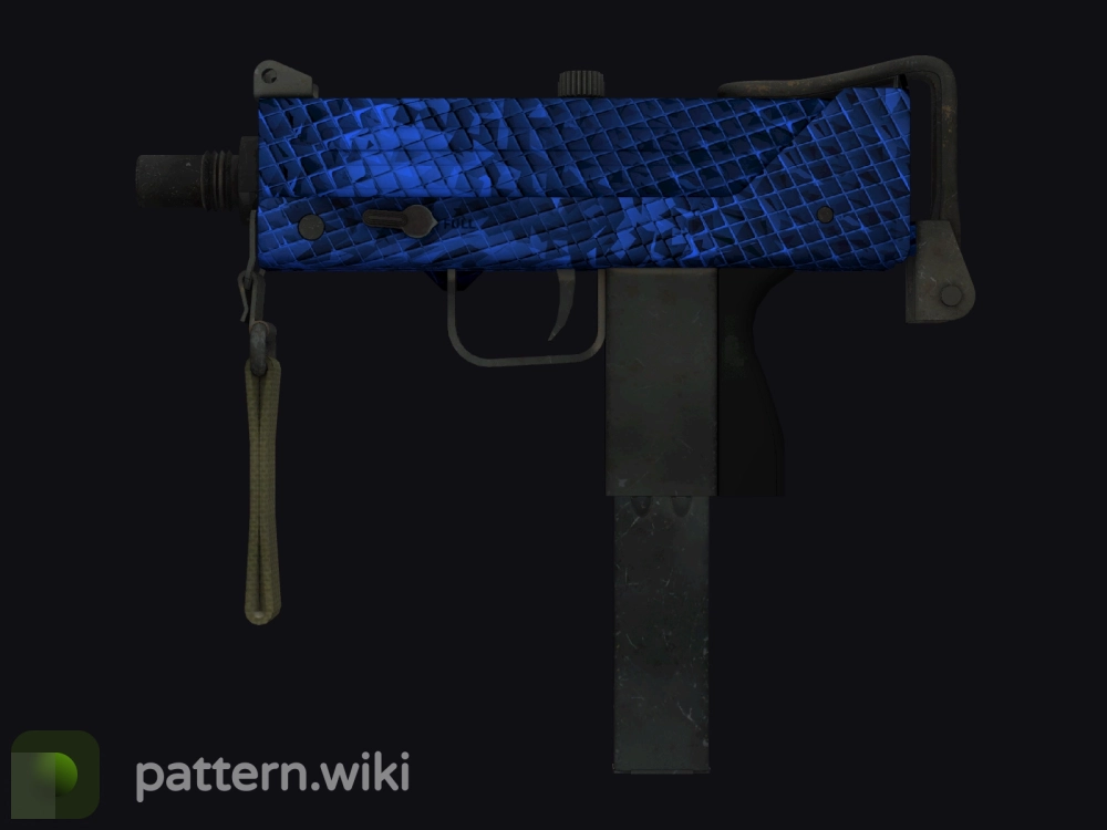 MAC-10 Lapis Gator seed 614