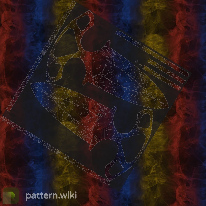 Shadow Daggers Marble Fade seed 880 pattern template