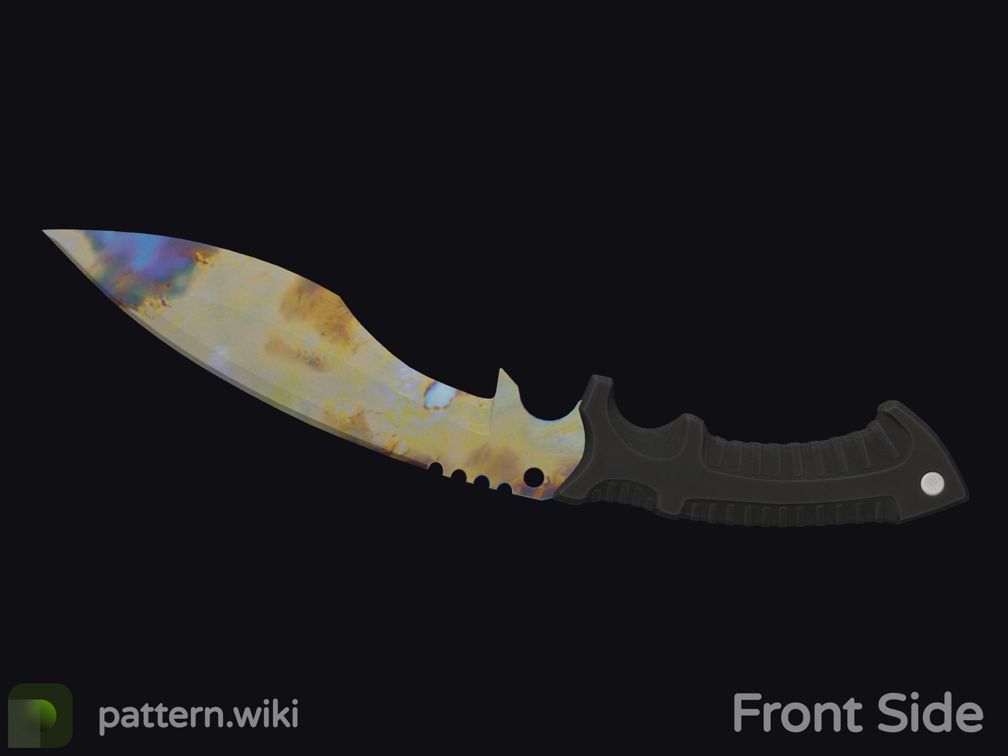 Kukri Knife Case Hardened seed 163