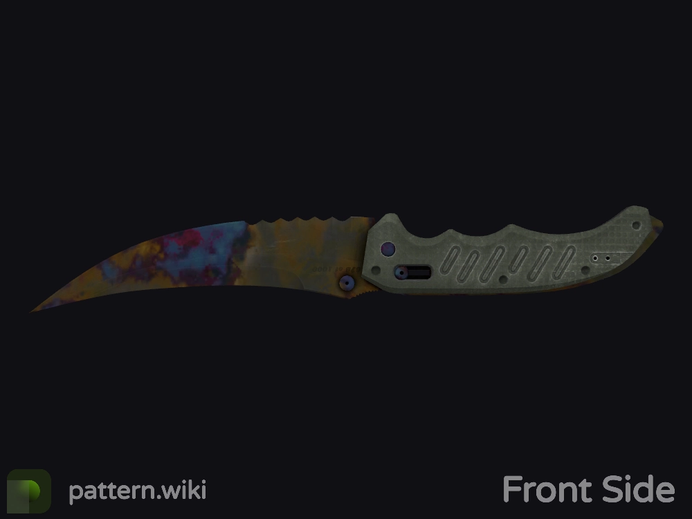 Flip Knife Case Hardened seed 412