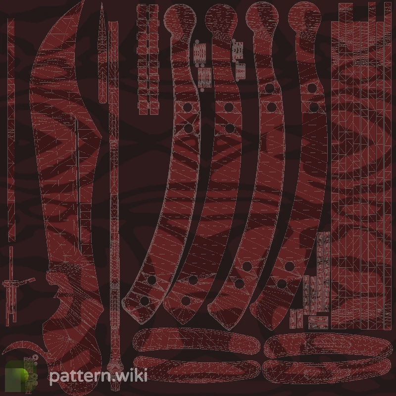 Butterfly Knife Slaughter seed 301 pattern template