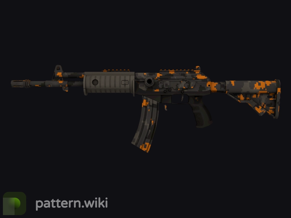 Galil AR Orange DDPAT seed 671