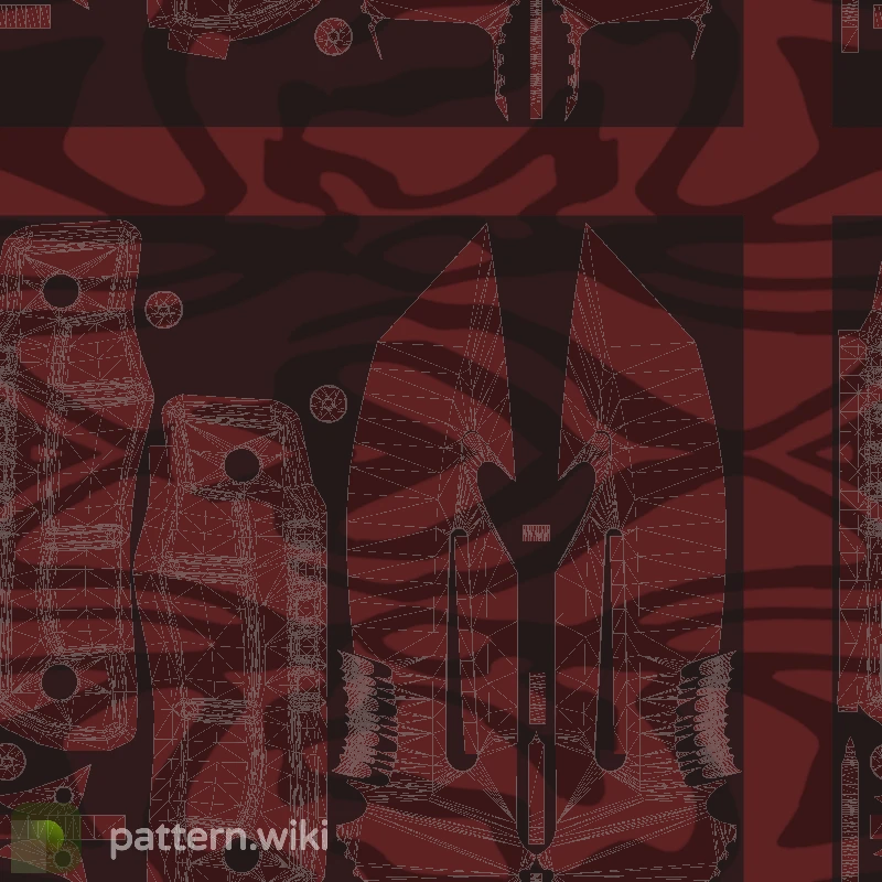 Survival Knife Slaughter seed 915 pattern template