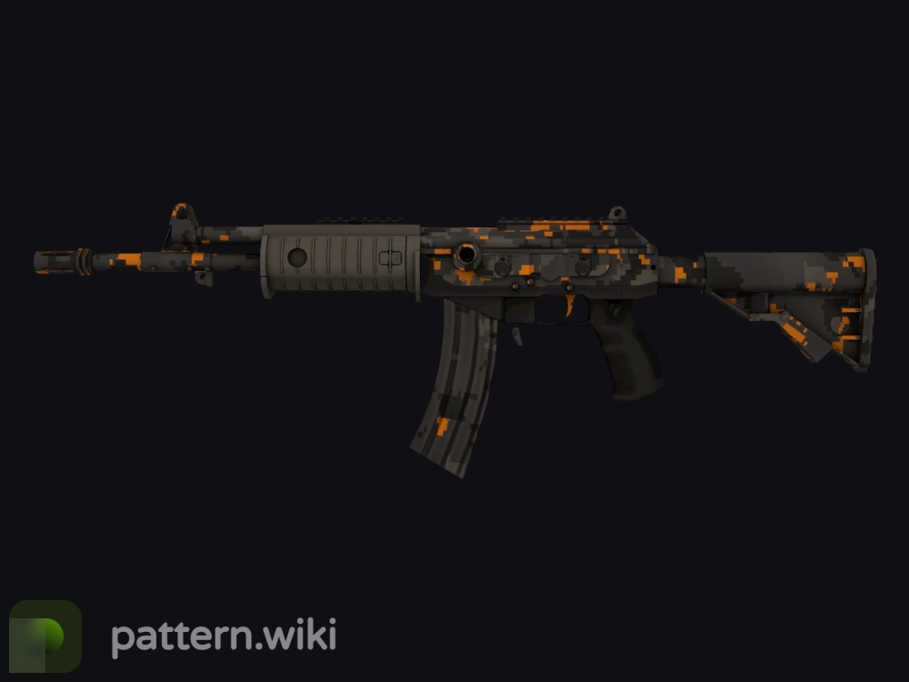 Galil AR Orange DDPAT seed 744