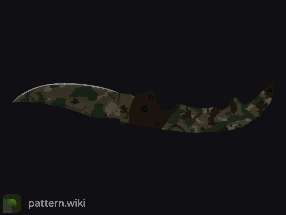 Falchion Knife Forest DDPAT seed 210