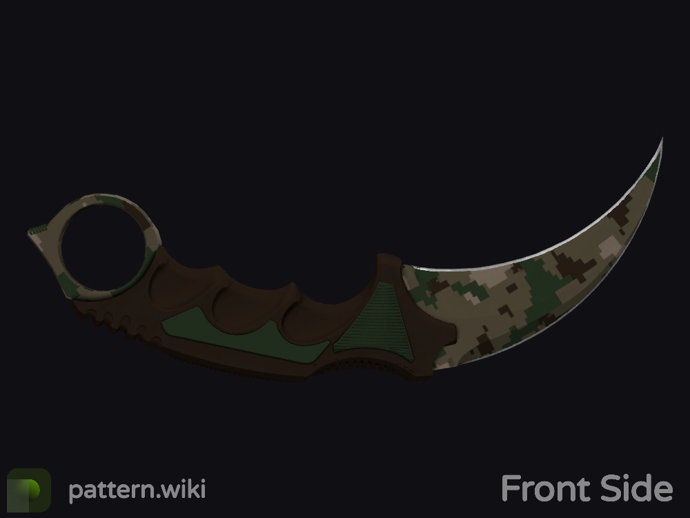 Karambit Forest DDPAT seed 845