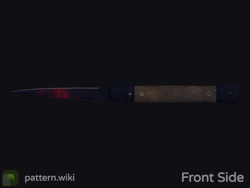 Stiletto Knife Doppler seed 714