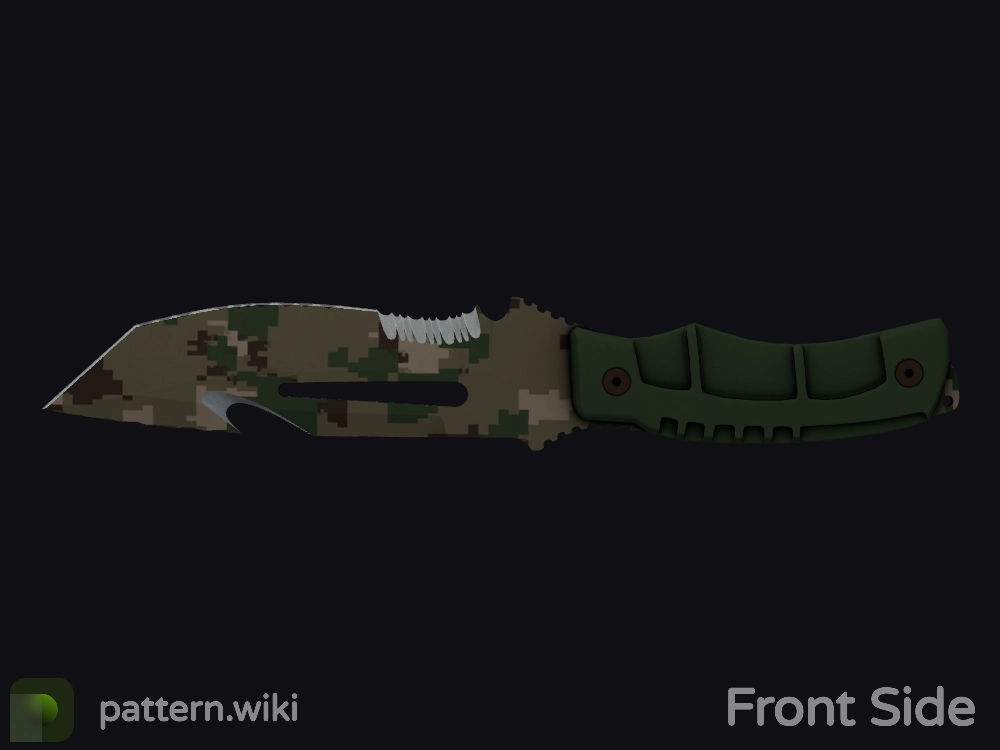 Survival Knife Forest DDPAT seed 420