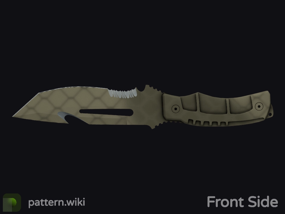 Survival Knife Safari Mesh seed 675