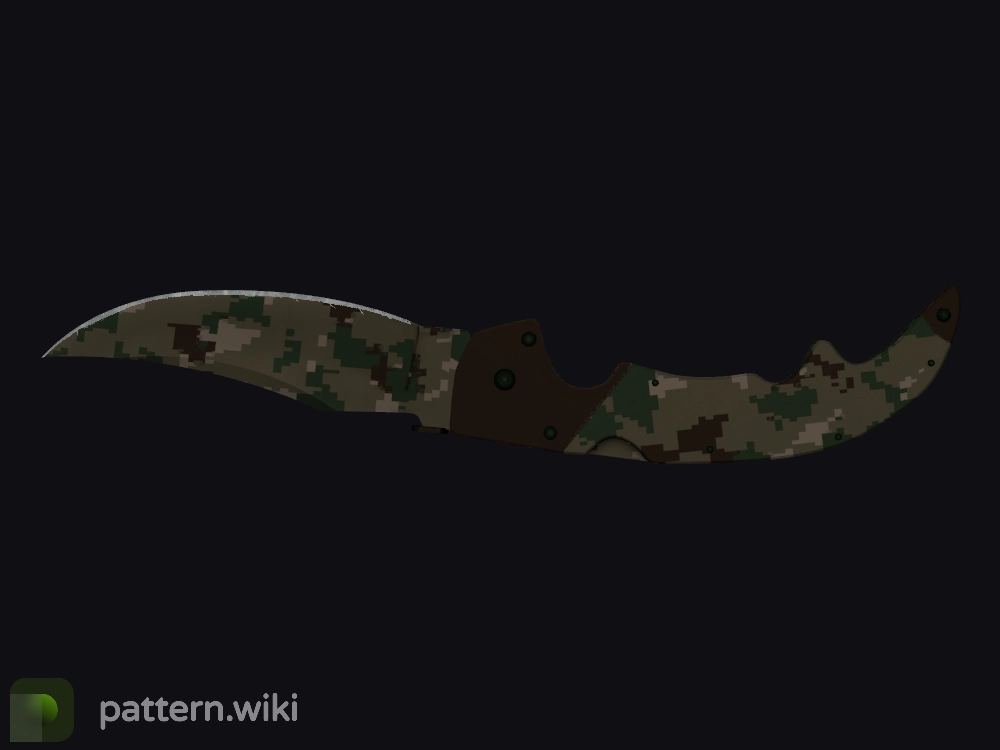 Falchion Knife Forest DDPAT seed 346