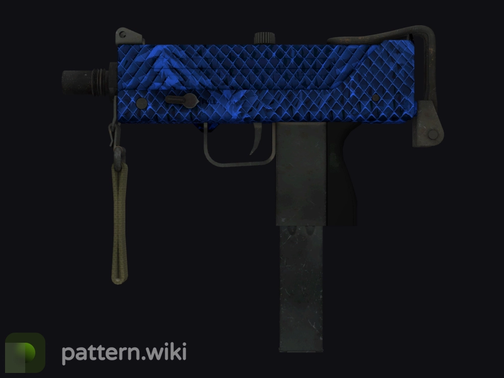 MAC-10 Lapis Gator seed 884