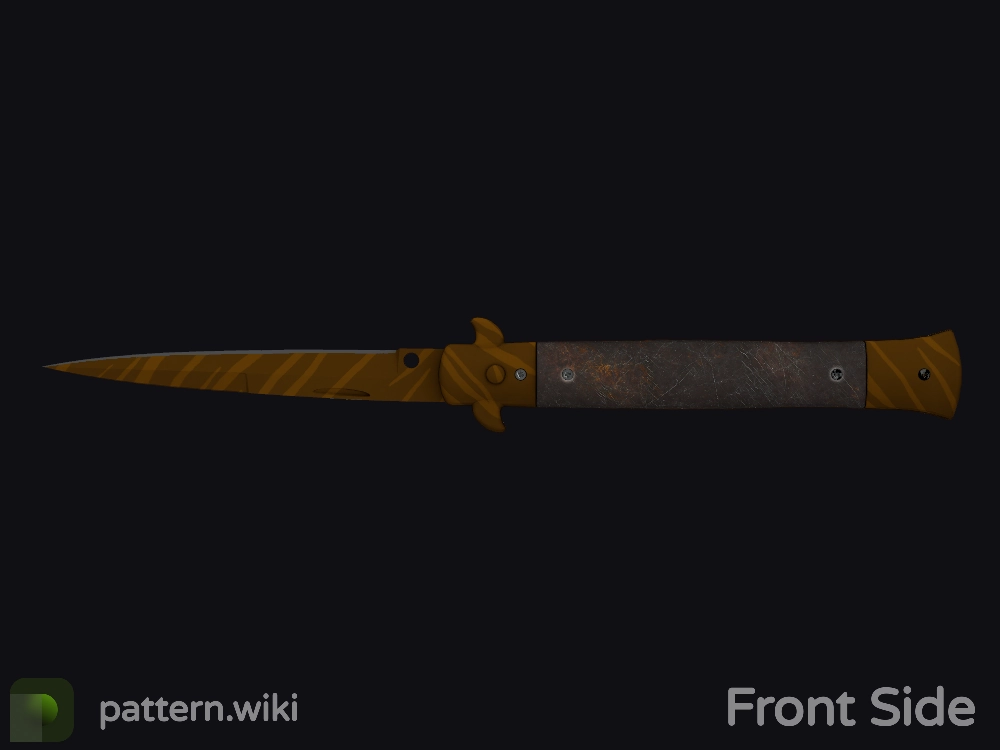 Stiletto Knife Tiger Tooth seed 520