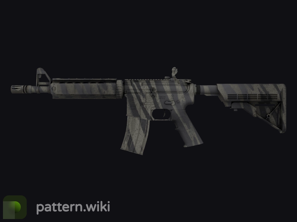 M4A4 Faded Zebra seed 18