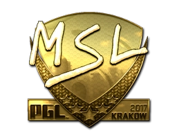 Sticker MSL (Gold) | Krakow 2017 preview