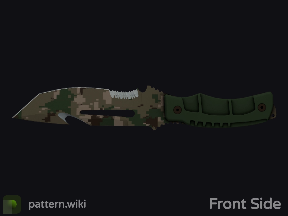 Survival Knife Forest DDPAT seed 508