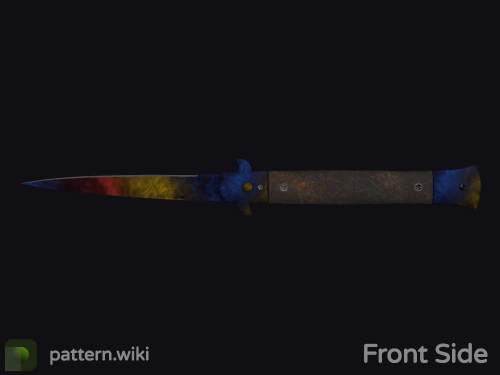 Stiletto Knife Marble Fade seed 65