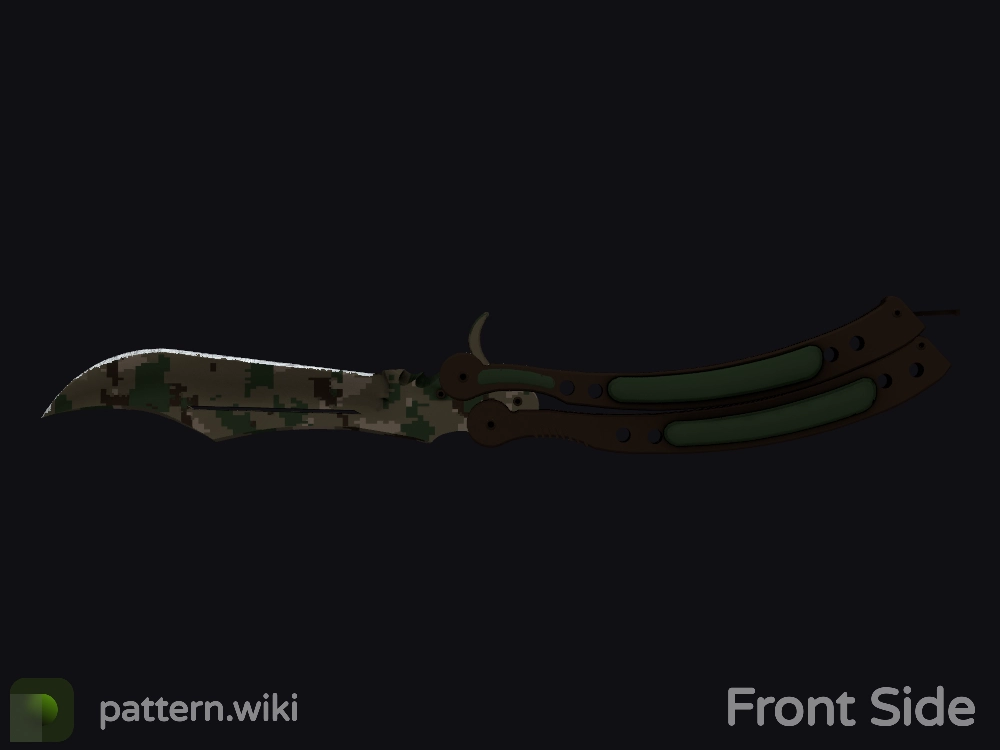 Butterfly Knife Forest DDPAT seed 168