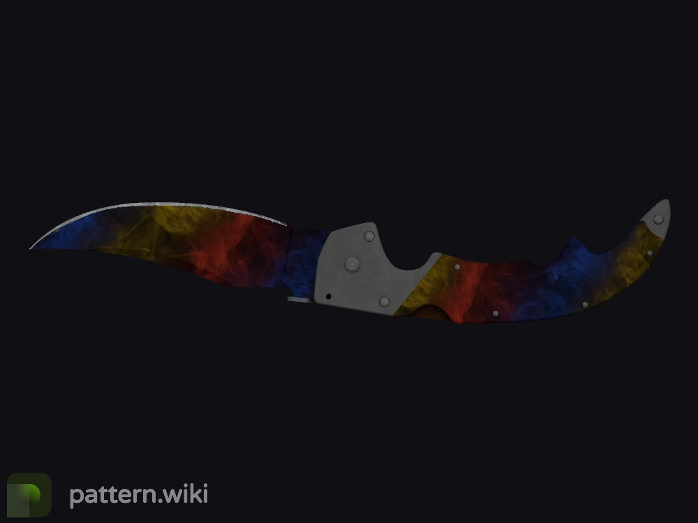 Falchion Knife Marble Fade seed 2